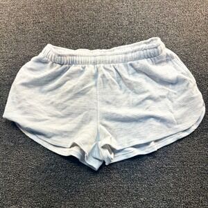 Always You Women's Athletic Shorts XS Light Gray Knit Elastic Waist Drawstring